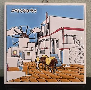 Mykonos Ceramic Tile Art